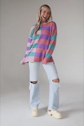 Kathryn Striped Sweater, product video thumbnail