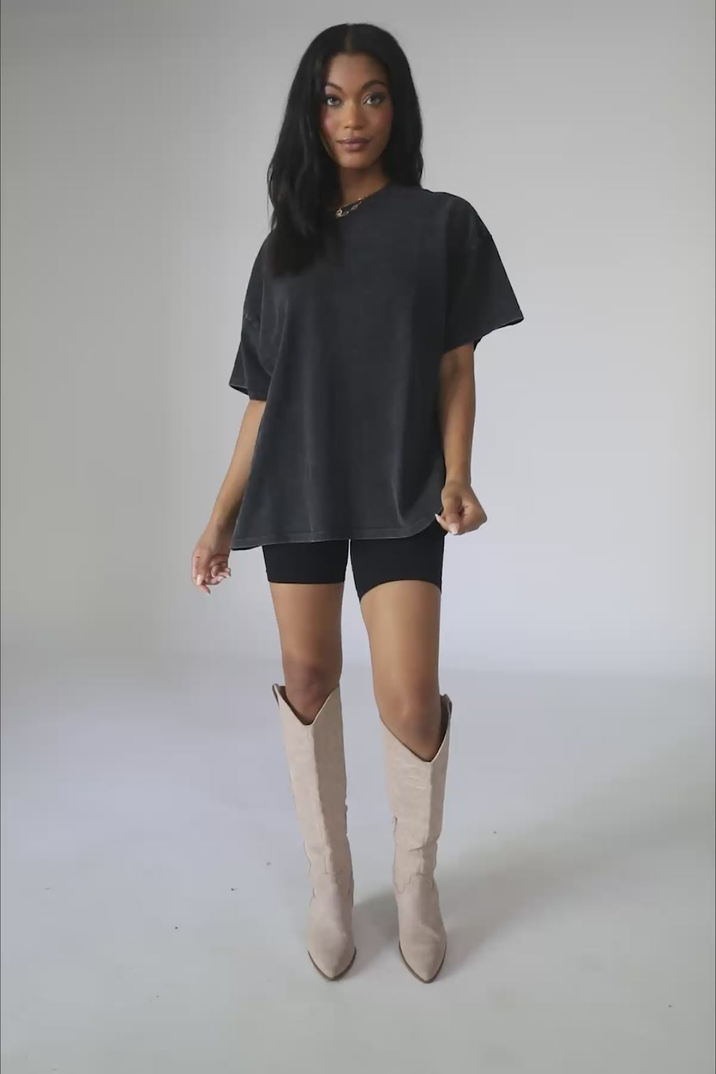 Casey Black Tee, product video thumbnail