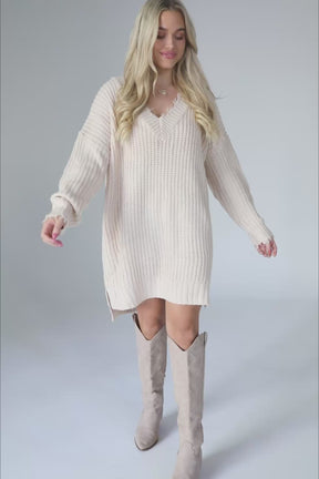 Distressed Knit Tunic, product video thumbnail