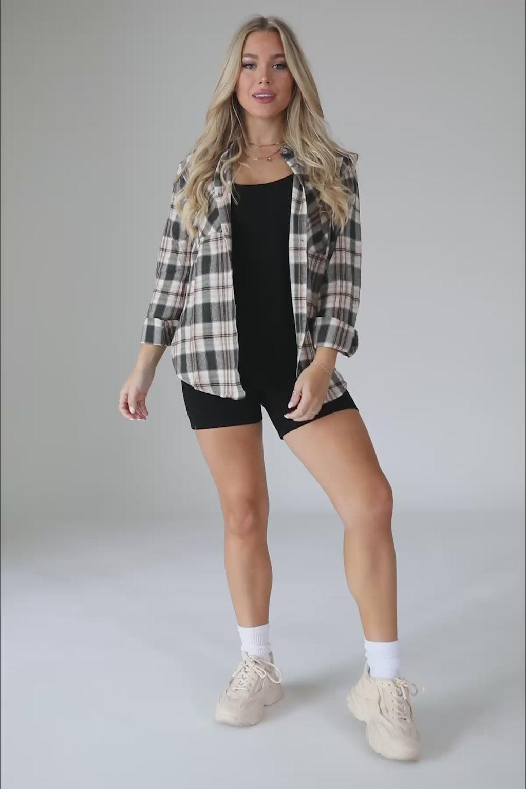 Addi Plaid Flannel, product video thumbnail