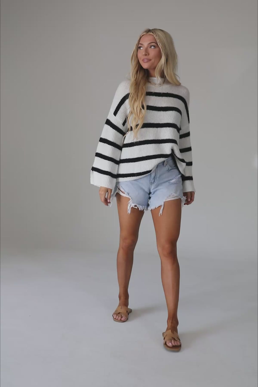 Alice Striped Sweater, product video thumbnail