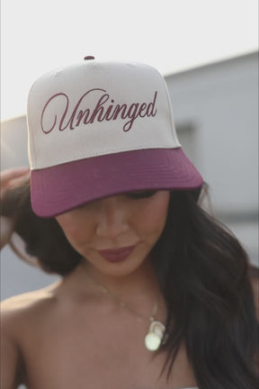 Unhinged Hat, product video thumbnail