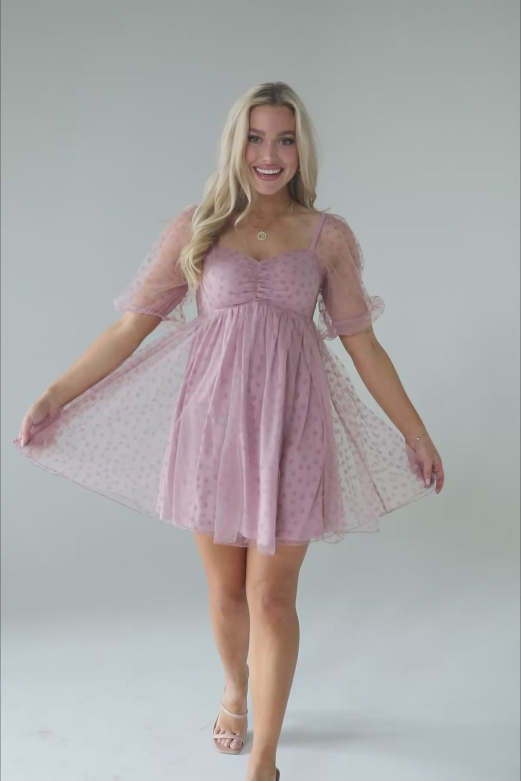 Pippa Babydoll Dress, product video thumbnail