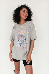 Dreamer Distressed Graphic Tee, alternate, color, Khaki