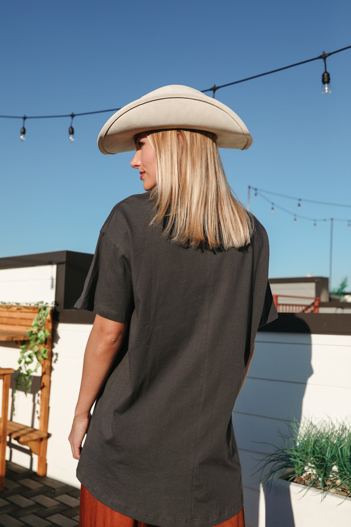 Sawyer Wander Lust Tee, Alternate, color, Charcoal