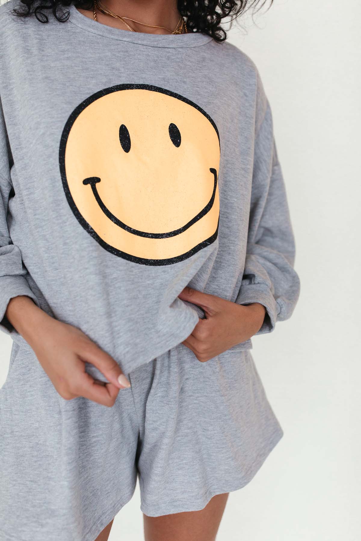 Palmer Grey Smiley Set, alternate, color, Grey