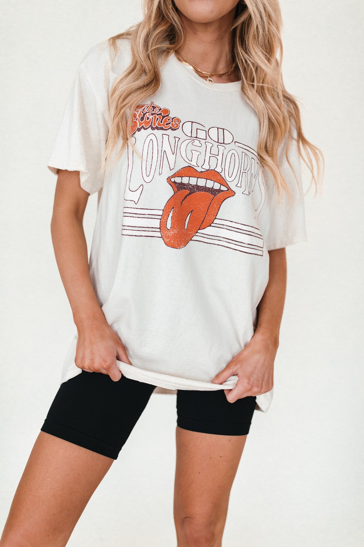 Rolling Stones Vintage Texas Tee, alternate, color, Off White