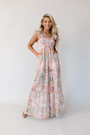 Alexandria Floral Jumpsuit, alternate, color,  Pink Multi