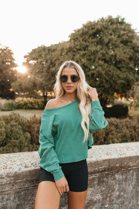 Ivy Long Sleeve, Alternate, Color, Washed Green