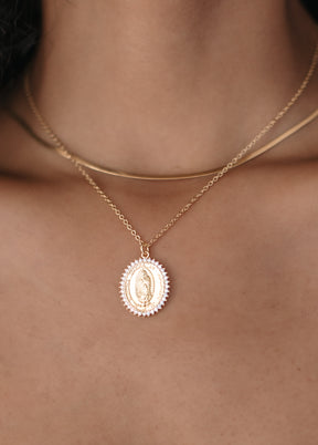 Trina Pendant Necklace, alternate, color, Gold