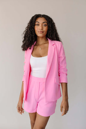 Tara Bubblegum Blazer, alternate, color, Bubblegum
