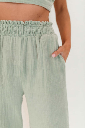 Eliana Sage Linen Set, alternate, color, Sage