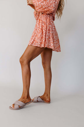Alicia Floral Skirt, alternate, color, Coral