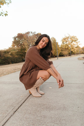  Bridget Dress, alternate, color, brown