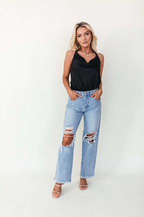 Rowan Black Bodysuit, alternate, color, Black
