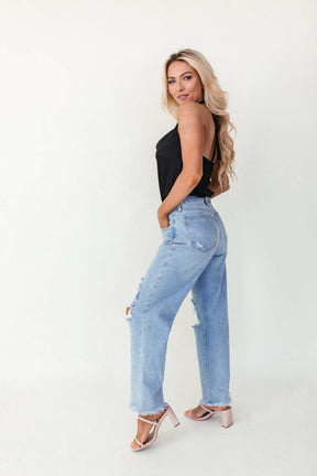 Rowan Black Bodysuit, alternate, color, Black