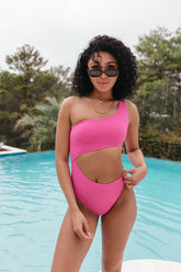 Rebecca Pink One Piece, alternate, color, Pink