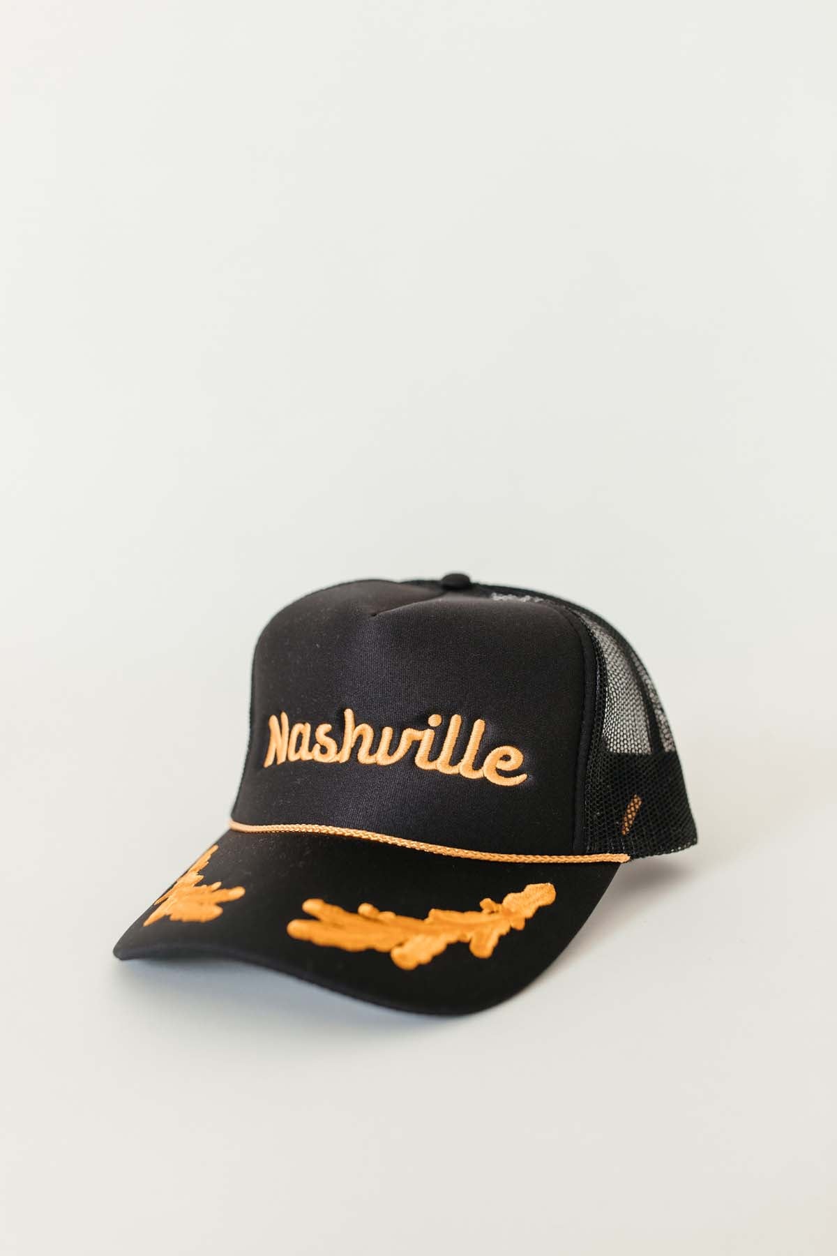 Nashville Trucker Hat, alternate, color, black