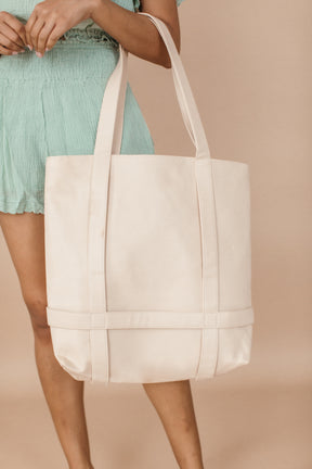 Faux Leather Beach Bag, alternate, color, Ivory