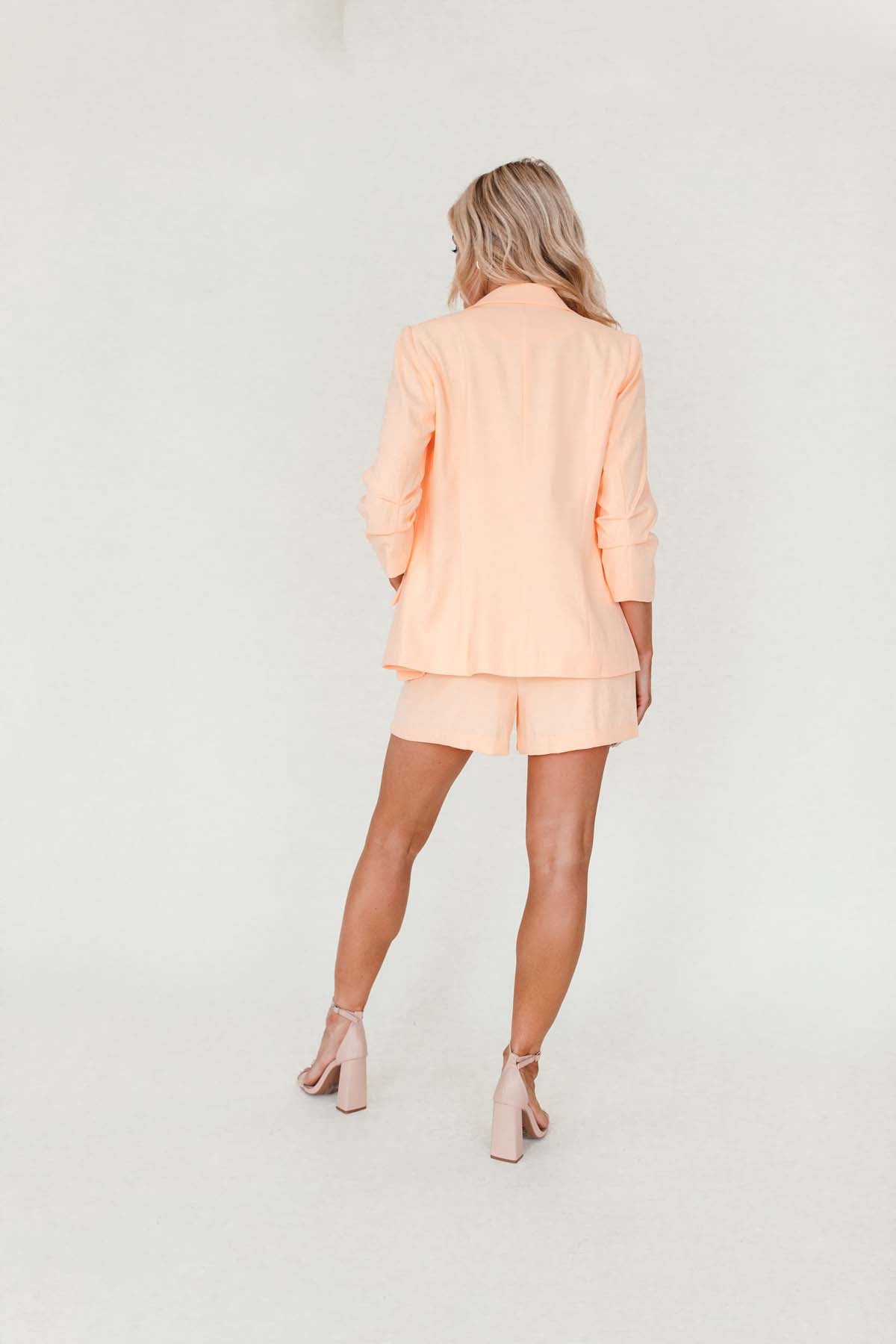 Tara Peach Shorts, alternate, color, Peach