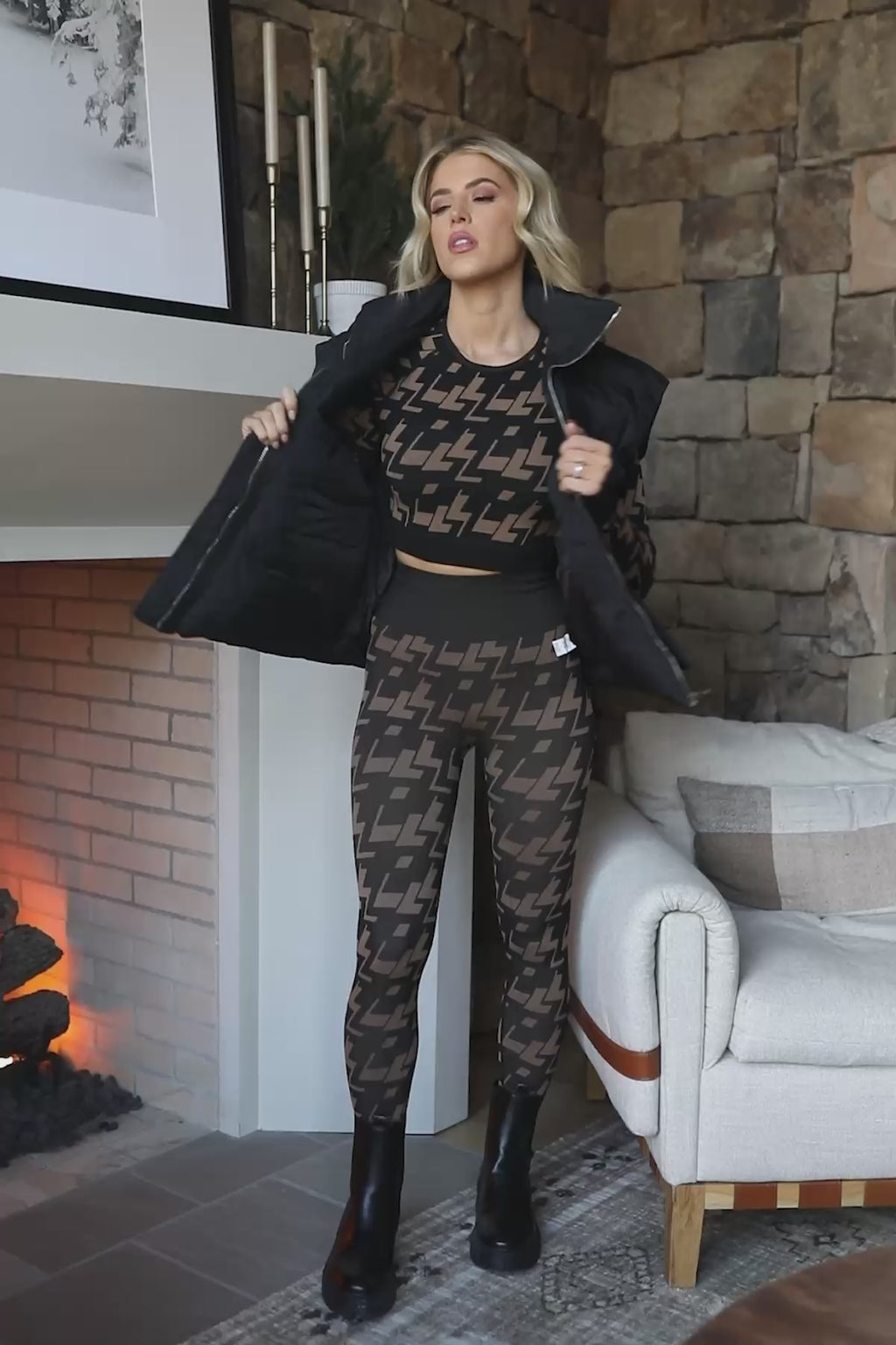 Oversized Puffer Vest, product video thumbnail