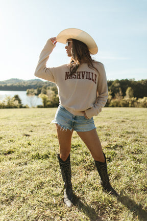 Nashville Sweater, Alternate, Color, Tan