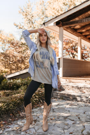 Ellie Chambray Top, Alternate, Color, Light Denim
