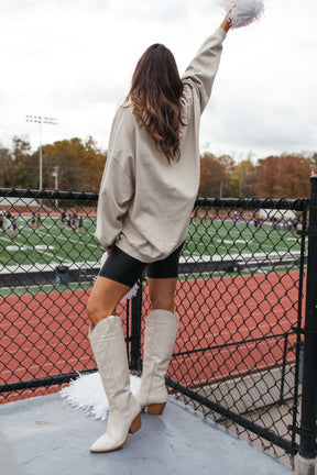 On the Road Again Sweatshirt, Alternate, color, Sand