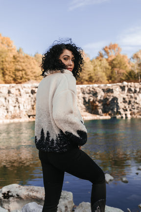 Adler Forest Zip Sherpa, alternate, color, light grey