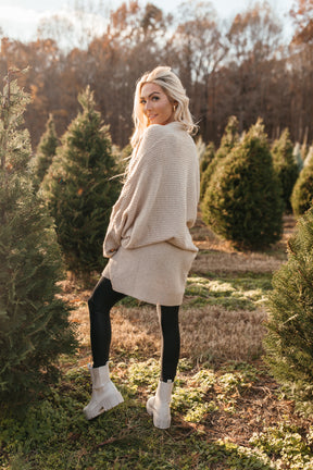 Ella Drapey Cardigan, Alternate, Color, Oatmeal