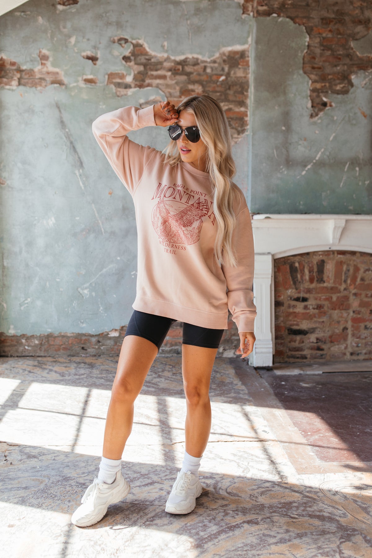 Montana Sweatshirt, Alternate, Color, Dusty Pink