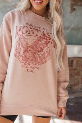 Montana Sweatshirt, Alternate, Color, Dusty Pink