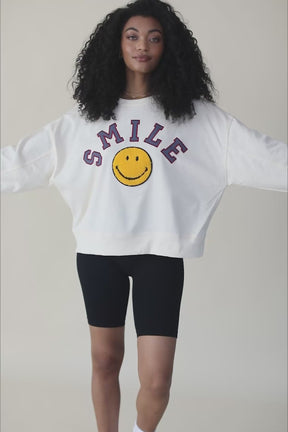 Layla Smile Sweatshirt, product video thumbnail