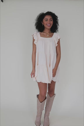 Kelly Smocked Tiered Dress, product video thumbnail