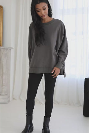Tatum Oversized Lightweight Sweatshirt, product video thumbnail