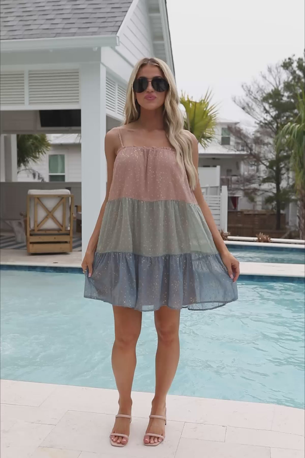 Leila Pastel Dress, product video thumbnail