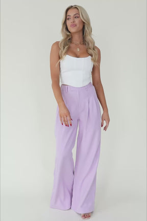 Colby Lavender Trousers, product video thumbnail