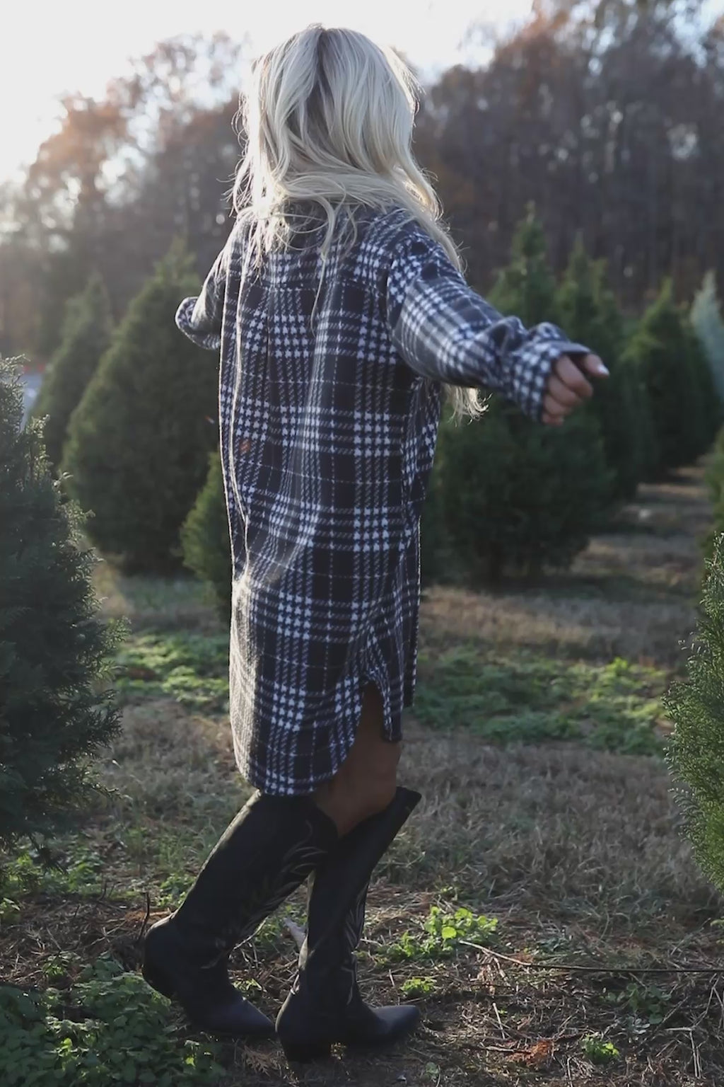 Camila Button Down Plaid Tunic, product video thumbnail